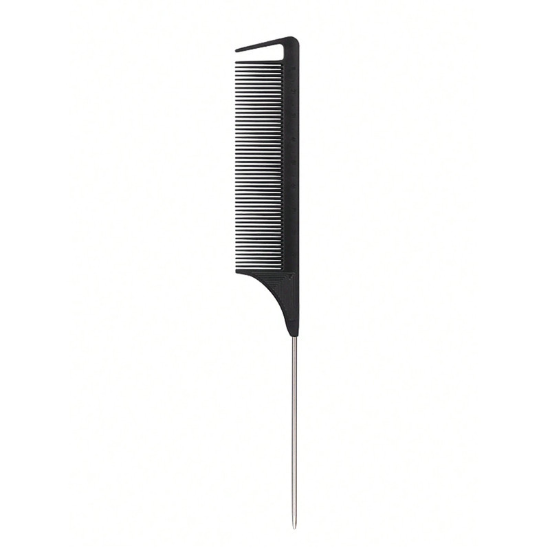 Professional Stainless Steel Pointed Tail Hair Comb Brush Salon Styling Hair Comb Tool For Hairdres 9