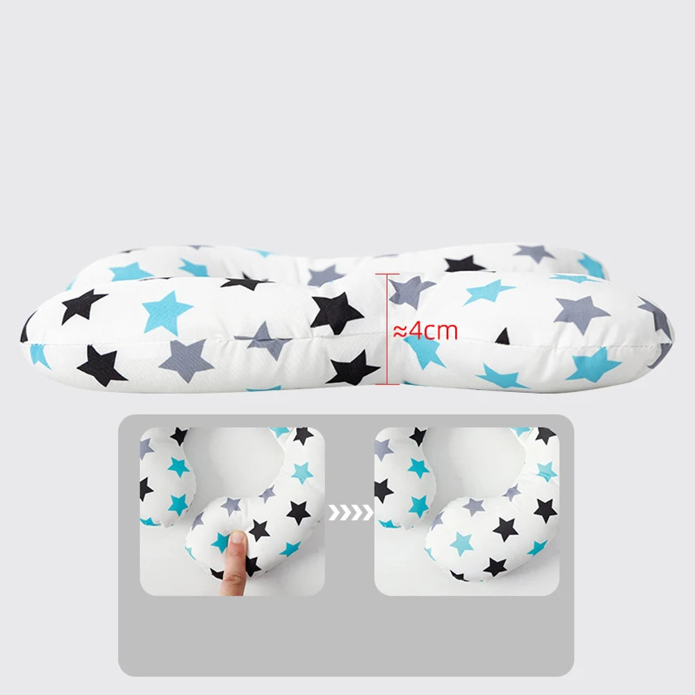 Cotton Soft Baby UShaped Pillow Multifunctional Stroller  Car Travel Pillow For Children With Carto 3