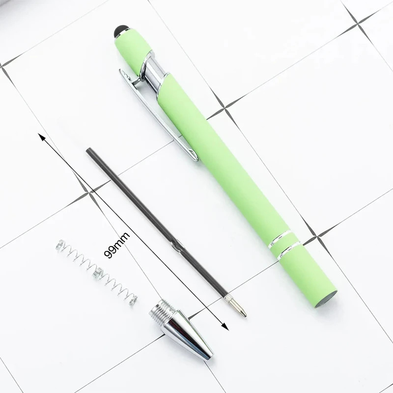 Wholesale Metal Ballpoint Pens With Touch Screen Tip Office School Promotional Advertising Pen With 1