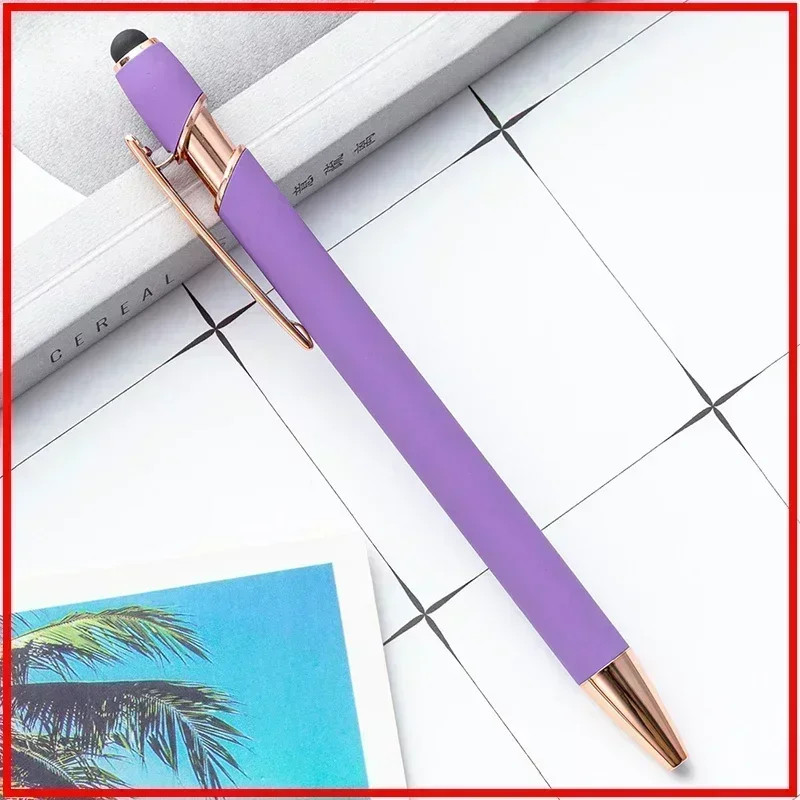 Wholesale Metal Ballpoint Pens with Touch Screen Tip, Office, School, Promotional Advertising Pen with Custom Logo