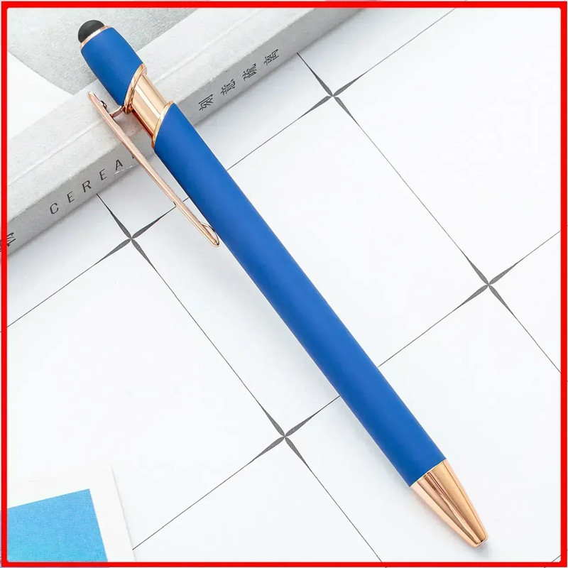 Wholesale Metal Ballpoint Pens with Touch Screen Tip, Office, School, Promotional Advertising Pen with Custom Logo