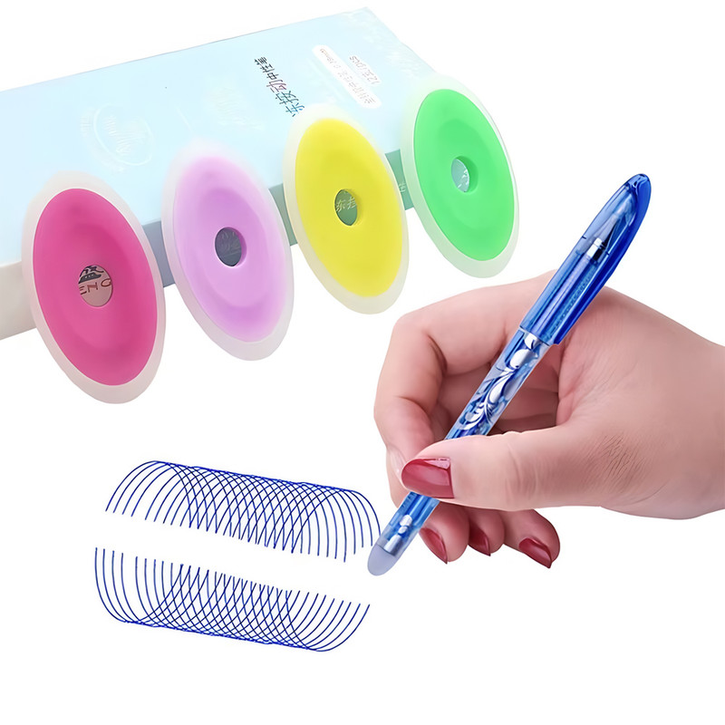 Erasable Gel Pens With Refills  Eraser Magic Ink In Black Blue Red Green Smooth Writing Stationery  1