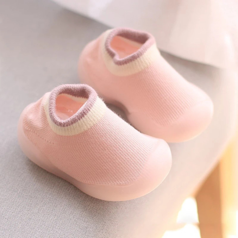 Soft Soled Baby Socks Shoes Infant Color Matching Toddler Girls Boys First Walkers Cute Child Floor Sneakers BeBe Doll