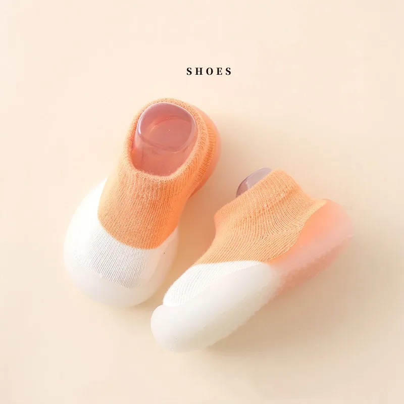 Soft Soled Baby Socks Shoes Infant Color Matching Toddler Girls Boys First Walkers Cute Child Floor Sneakers BeBe Doll