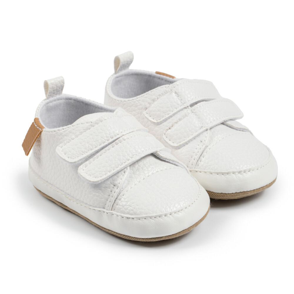 Vintage Leather New Baby Casual Shoes, Classic Color Matching Baby First Walker Shoes, Soft Non-Slip Toddler Crib Shoe