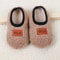 Toddler Plush Autumn Winter Baby Slippers Children Soft AntiSlip Walking Shoes Indoor Home Floor So