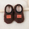 Toddler Plush Autumn Winter Baby Slippers Children Soft AntiSlip Walking Shoes Indoor Home Floor So