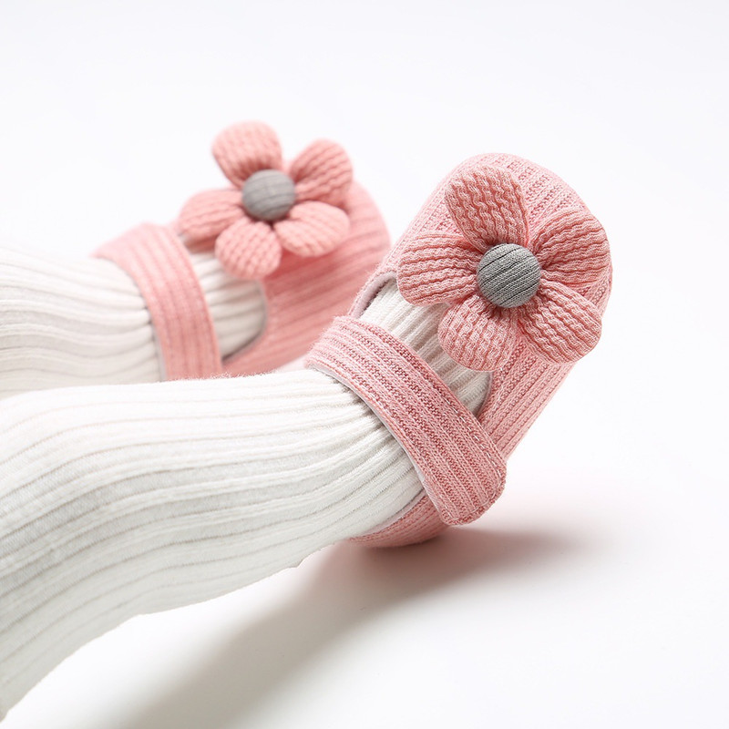 Baby Girls Cotton Shoes Retro Style Spring Autumn Prewalkers Infant Soft Bottom Toddler First Walki 1