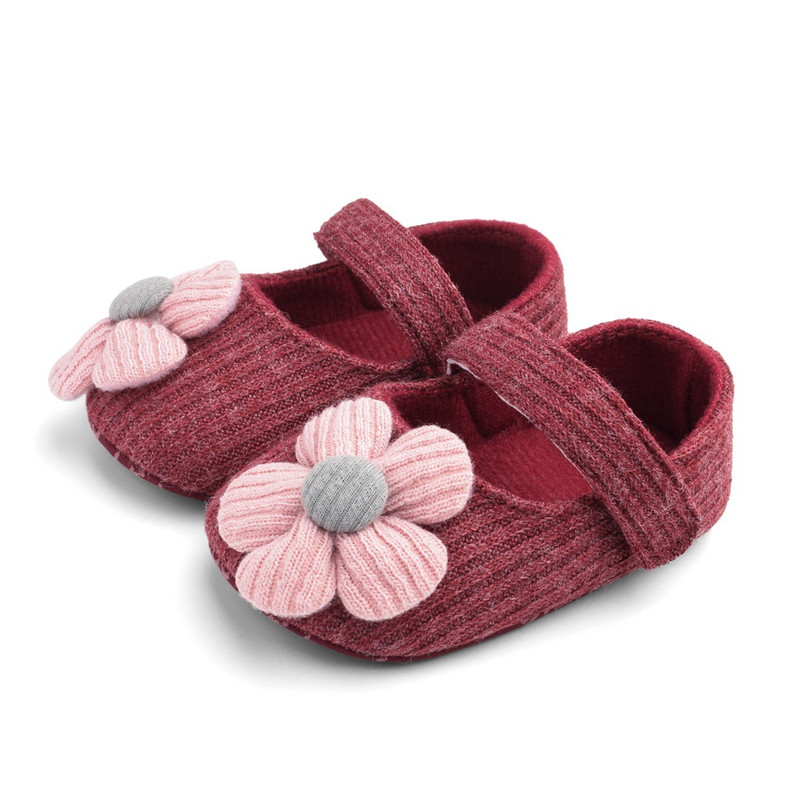 Baby Girls Cotton Shoes Retro Style Spring Autumn Prewalkers Infant Soft Bottom Toddler First Walki 9