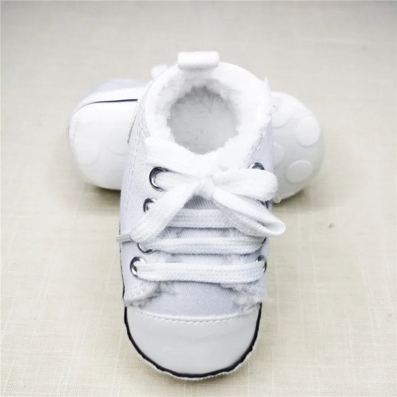 Infant Toddler Baby Canvas Classic Sneakers Newborn Print Star Sports Shoes AntiSlip Boys Girls Fir 4