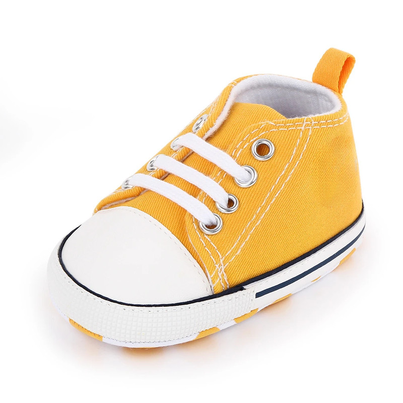 Infant Toddler Baby Canvas Classic Sneakers Newborn Print Star Sports Shoes AntiSlip Boys Girls Fir 6