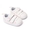Baby White PU Sneaker Nonslip For Toddler Boys And Girls Comfortable Soft Sole With Embroidered Sta 0