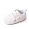 Baby White PU Sneaker Nonslip For Toddler Boys And Girls Comfortable Soft Sole With Embroidered Sta 4