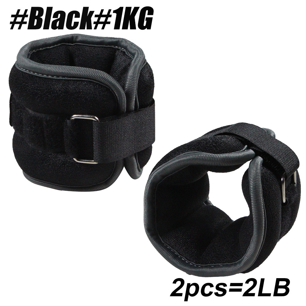 Neoprene Adjustable Ankle & Wrist Weights, Comfortable Leg Arm Straps for Fitness, Yoga, Running & Home Training