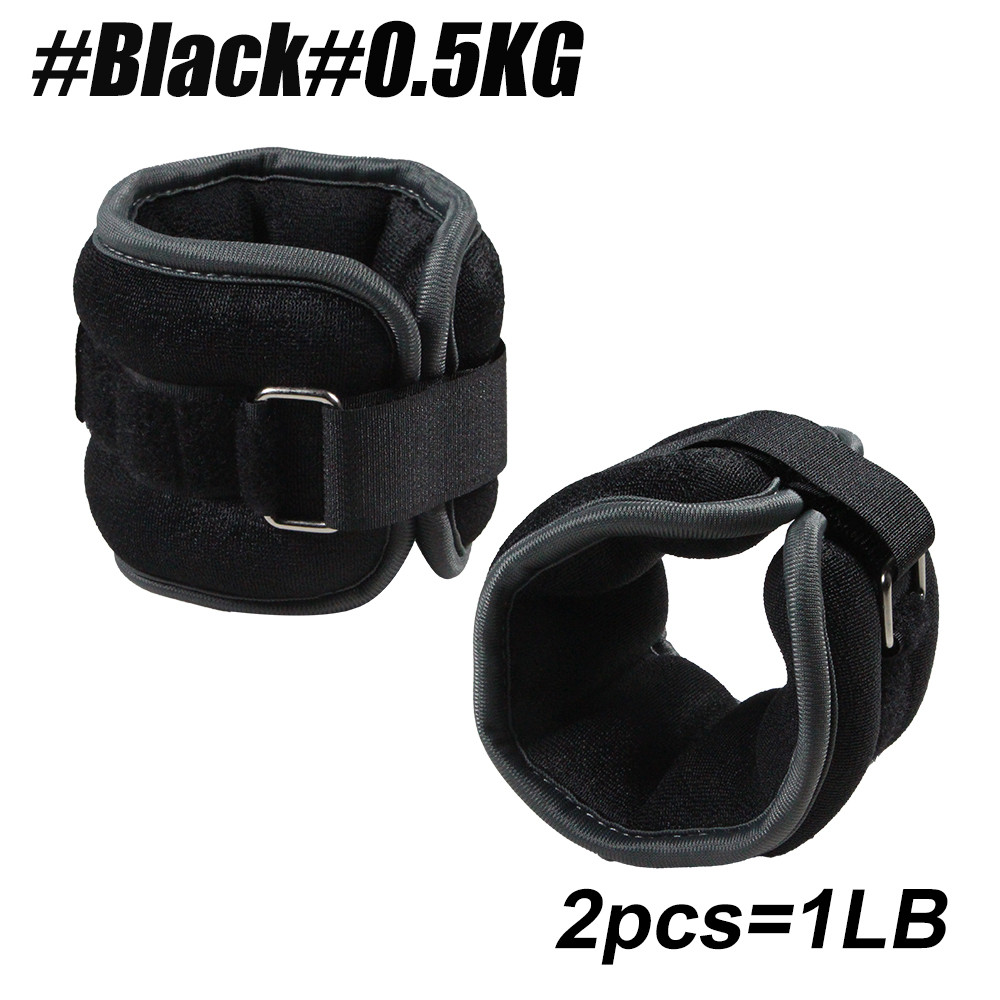 Neoprene Adjustable Ankle & Wrist Weights, Comfortable Leg Arm Straps for Fitness, Yoga, Running & Home Training