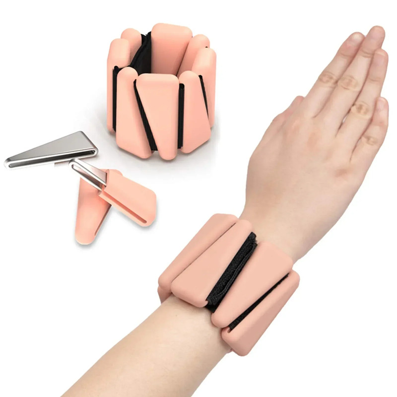 Wrist Weights Yoga Fitness Exercise Triangle Silicone Adjustable Ankle Wrist Protector Weight Brace 6