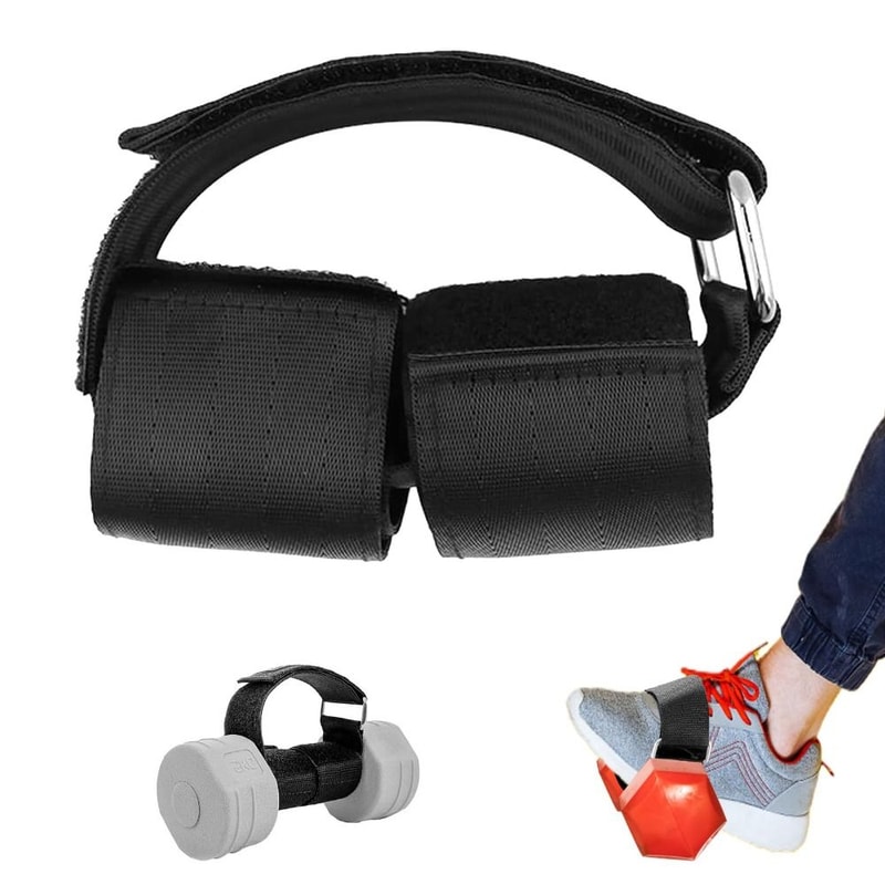 Comfortable Adjustable Dumbbell Foot Strap, Sturdy Tibialis Trainer, Shin Assist Ankle Buckle, Durable Ankle Weights