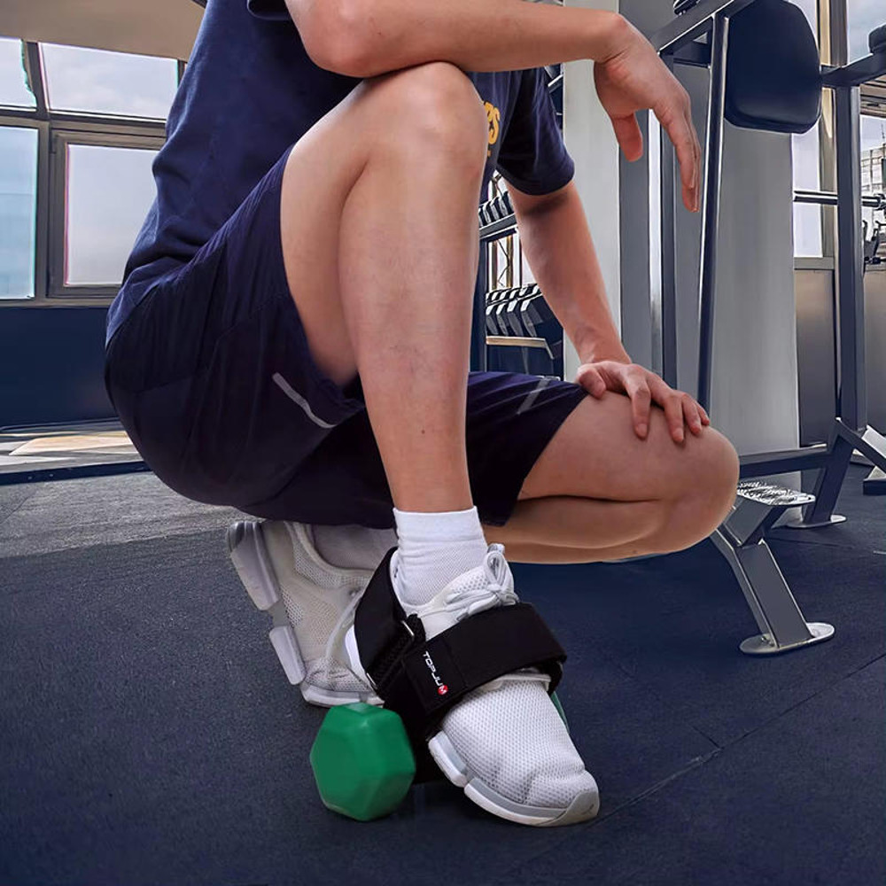 Tibialis Trainer With Dumbbell Foot Attachment Adjustable Ankle Weights For Leg Workouts At Home Le 4