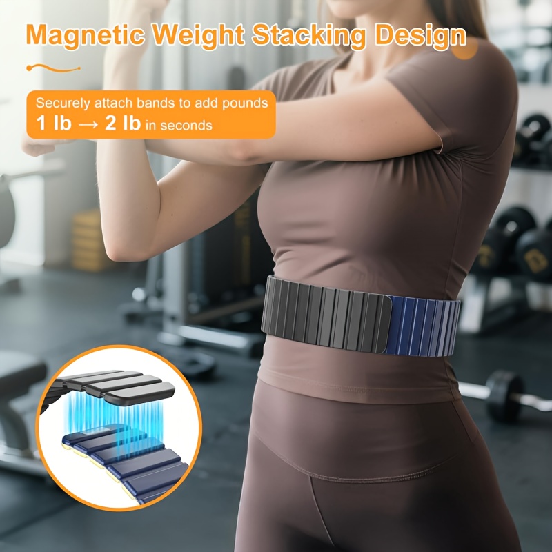 Magnetic Wrist Weights Ankle Weights For Women Men Pack Stackable Ideal For Jogging Yoga Fitness  G 1