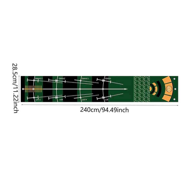 Golf Putting Mat Gift For Golfer Portable Golf Training Aid  Lightweight Golfing Accessory To Impro 6