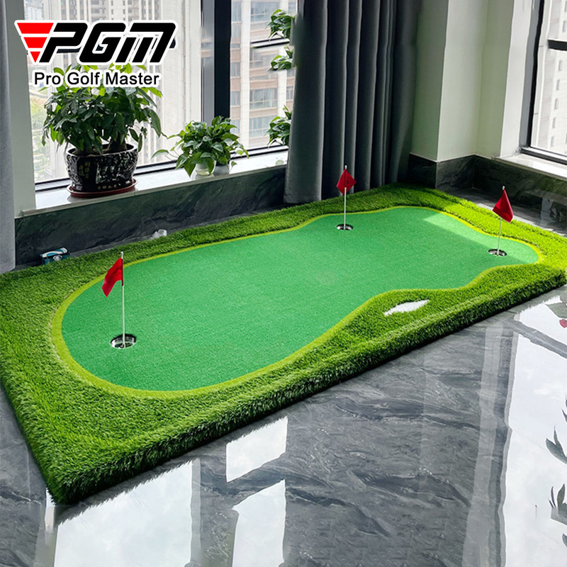 PGM Indoor Golf Putting Green Indoor Outdoor Practice Putter Mat For Home Office  Training 2