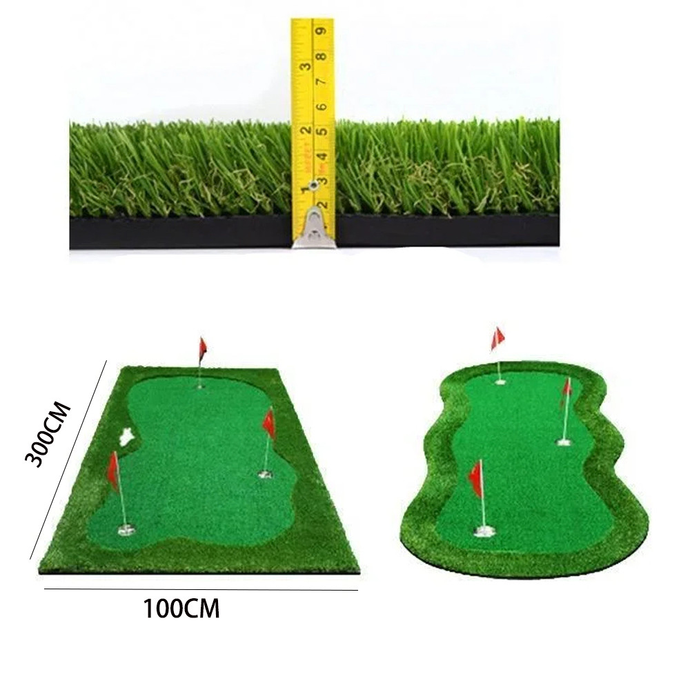 PGM Indoor Golf Putting Green Indoor Outdoor Practice Putter Mat For Home Office  Training 5