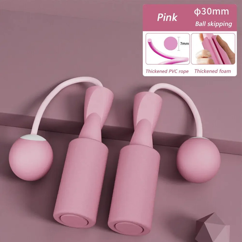 Cordless Skipping Rope With Heavy Ball Fast Jump Rope For Men  Women Portable Fitness Tool For Yoga 9