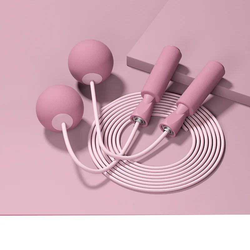 Cordless Skipping Rope With Heavy Ball Fast Jump Rope For Men  Women Portable Fitness Tool For Yoga 10