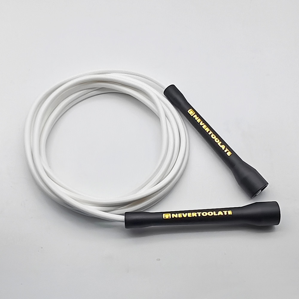 Boxing Rope Nylon Core PVC Fitness Skip Jump Rope For Double Unders Smooth Workout Backup Rope With 3