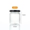 Round Mason Jar With Black Airtight Lids Glass Food Storage Kitchen Containers Canning Jars For Spi
