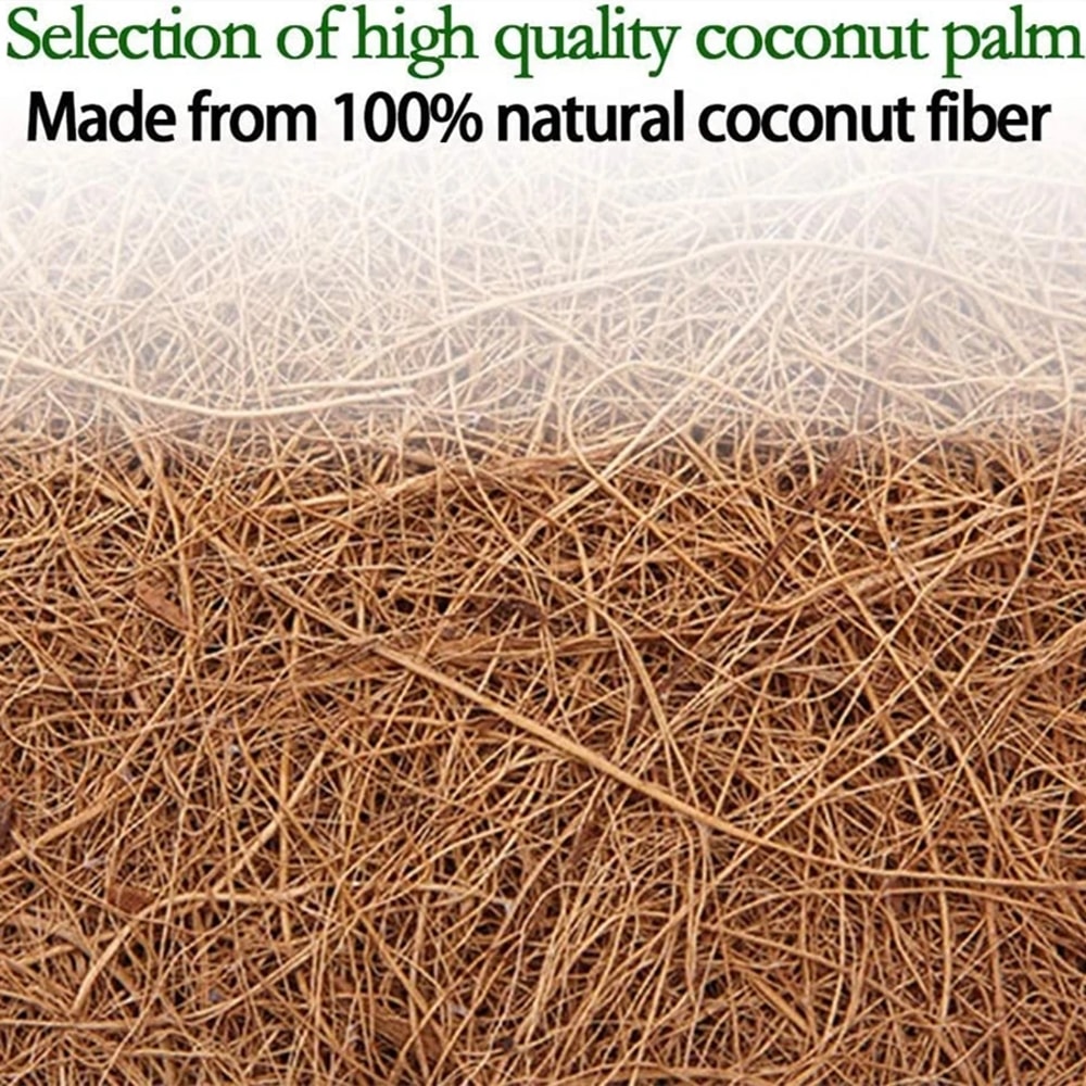 EcoFriendly Natural Coco Coir Fiber Tree Mulch Ring Protector Organic Weed Barrier Mat AntiGrass Di 1