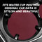 Car Cup Holder Coasters Set NonSlip Luxury Leatherette Universal Coaster Pads For Car Drink Holders