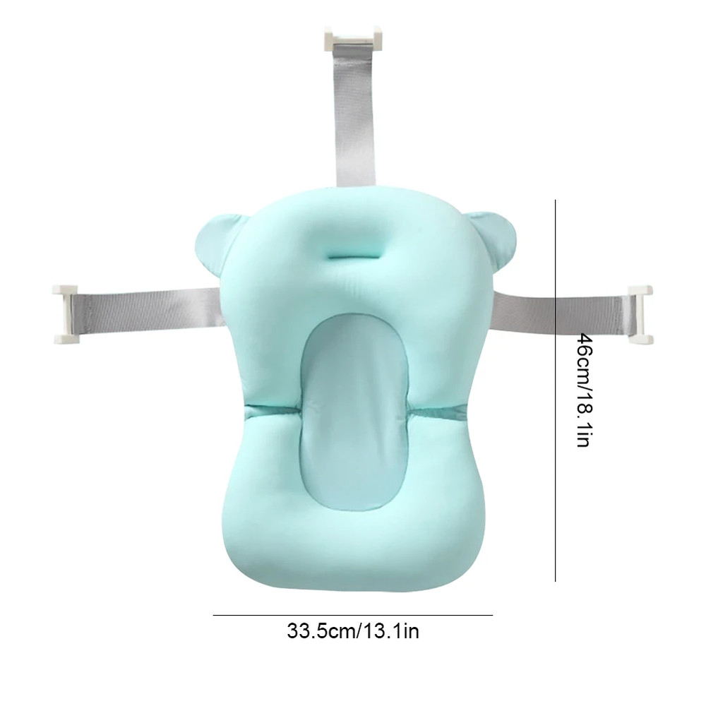 Newborn Baby Bath Cushion Seat Floating Bathing Pillow Anti Slip Baby Bath Support Pillow For Newbo 4