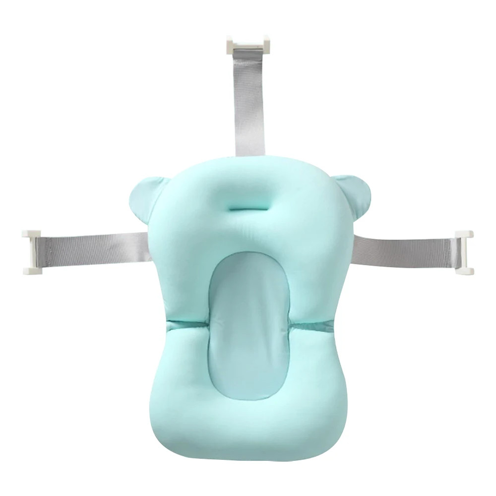 Newborn Baby Bath Cushion Seat Floating Bathing Pillow Anti Slip Baby Bath Support Pillow For Newbo 7