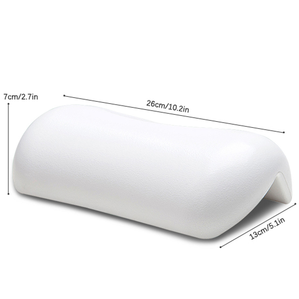 Non-Slip SPA Bath Pillow Headrest, Soft Waterproof Bathtub Cushion with Strong Suction Cups, Easy-Clean Bath Pillows