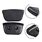 Luxury Black Spa Bath Pillow PU Bathtub Headrest, Waterproof Bath Cushion, Soft Bathtub Pillow for Neck & Head Support