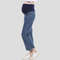 Maternity Pants for Pregnant Women with Adjustable Waist Band, Pregnancy Jean Trousers, Loose Straight Leg Wide Leg