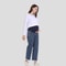 Maternity Pants for Pregnant Women with Adjustable Waist Band, Pregnancy Jean Trousers, Loose Straight Leg Wide Leg