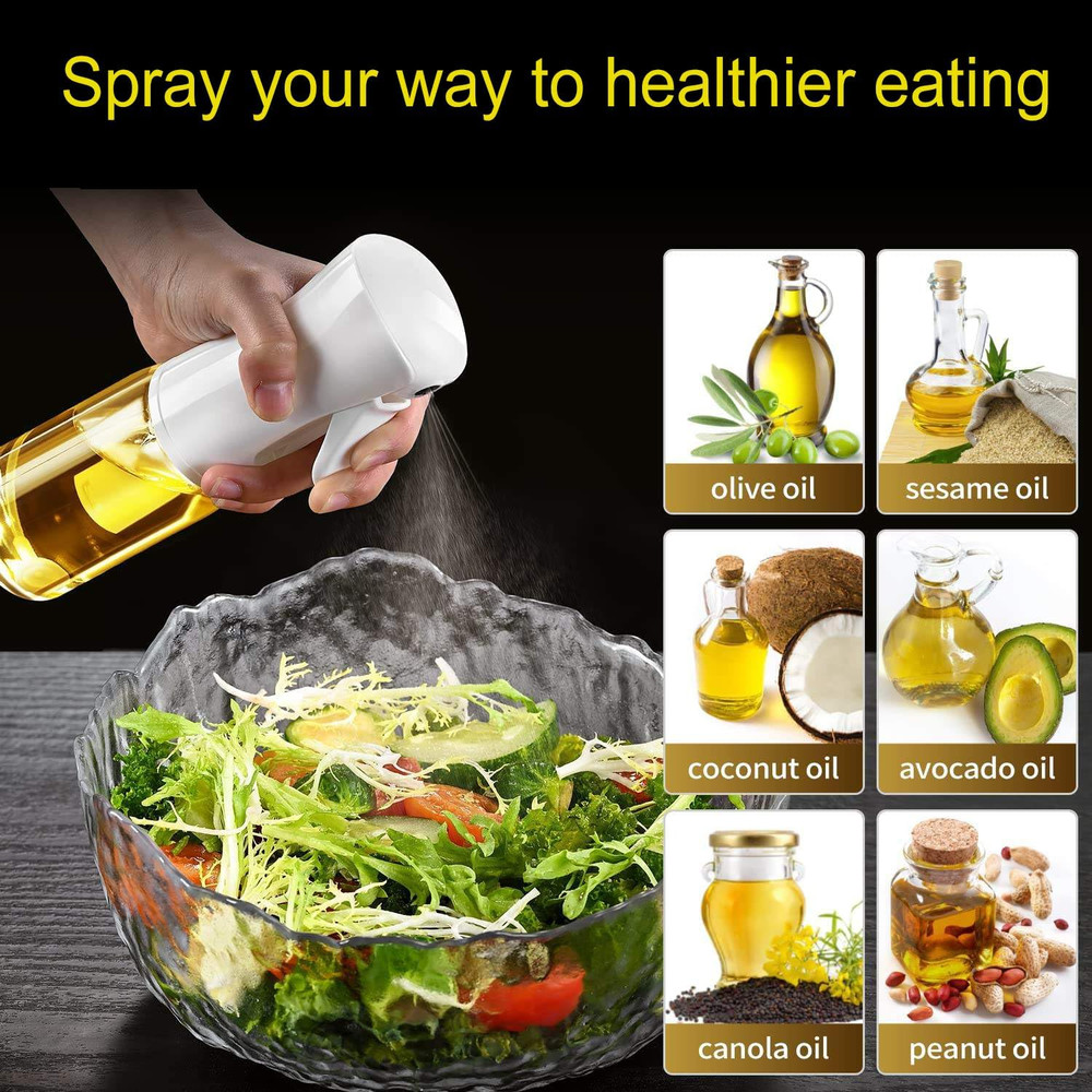 Cooking Oil Spray Bottle Air Fryer Accessories Olive Oil Mister Spray Bottle For Cooking Refillable 2