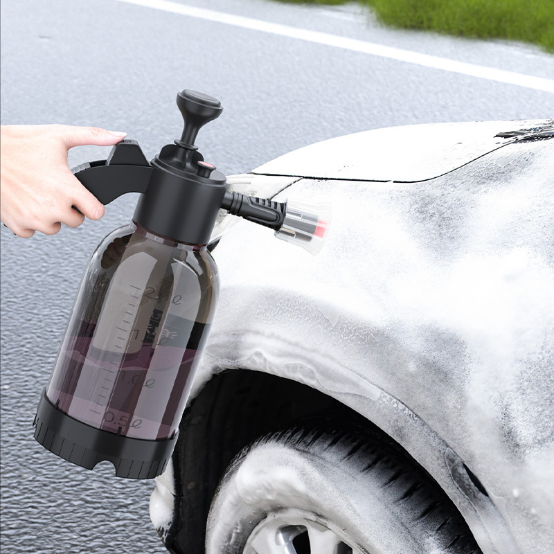 Car Wash Spray Bottle Hand Pump Foam Sprayer Car Air Pressure Spray Washer Auto Detailing Window C 5
