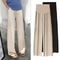 Summer Maternity Wear Ice Silk WideLeg Pants Loose Pleated NinePoint Thin Outer Wear 2