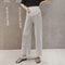 Summer Maternity Wear Ice Silk WideLeg Pants Loose Pleated NinePoint Thin Outer Wear 3