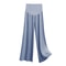 Summer Maternity Wear Ice Silk WideLeg Pants Loose Pleated NinePoint Thin Outer Wear 8