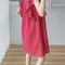 Korean Style Short Maternity Dress for Summer, Petal Sleeve A-Line Mini Dress for a Sweet, Cute Pregnancy Look