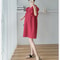 Korean Style Short Maternity Dress for Summer, Petal Sleeve A-Line Mini Dress for a Sweet, Cute Pregnancy Look