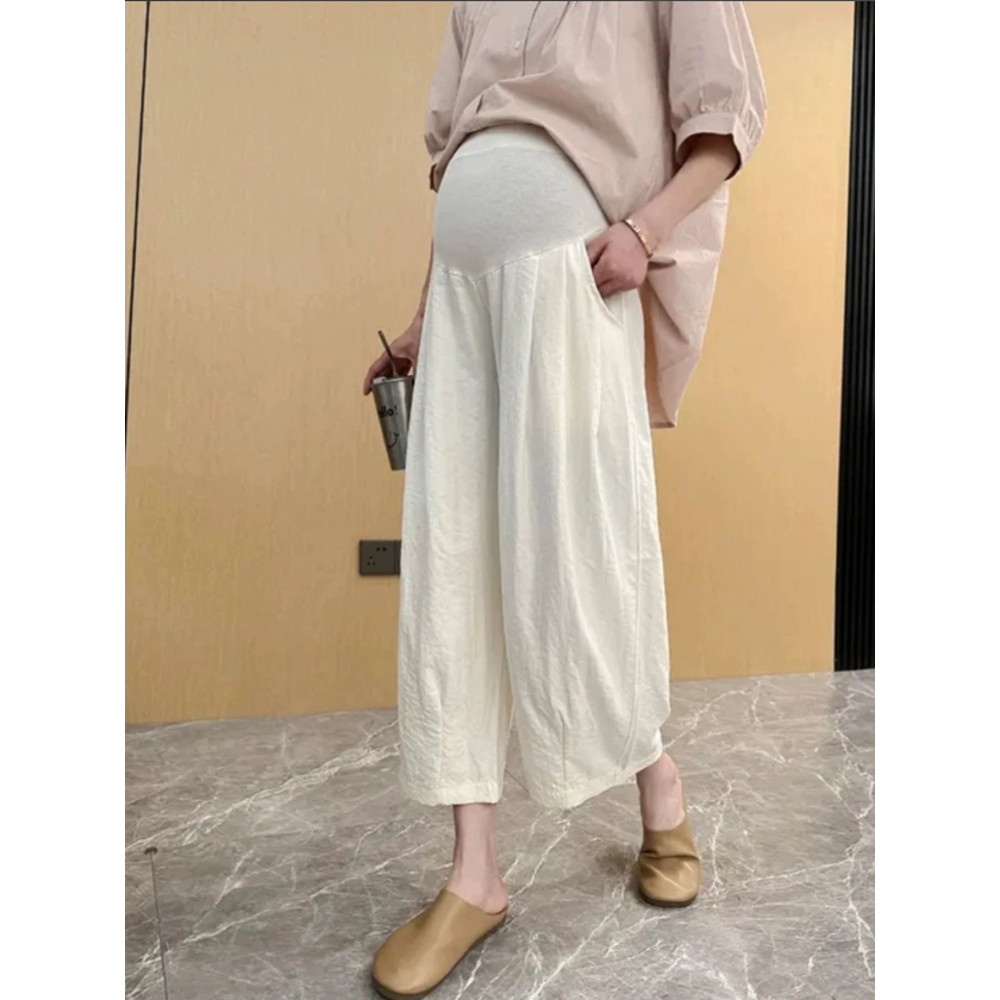 New Arrival Summer Maternity Pants, Wide Leg Pregnant Pants for Ultimate Comfort, Style