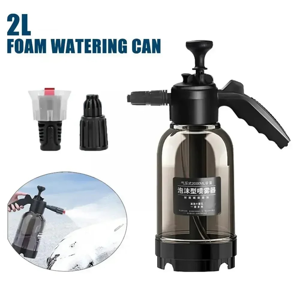 Hand Pump Foam Sprayer Snow Foam Gun Nozzle Pressure Relief Valve Car Wash Bottle Multipurpose Win 0