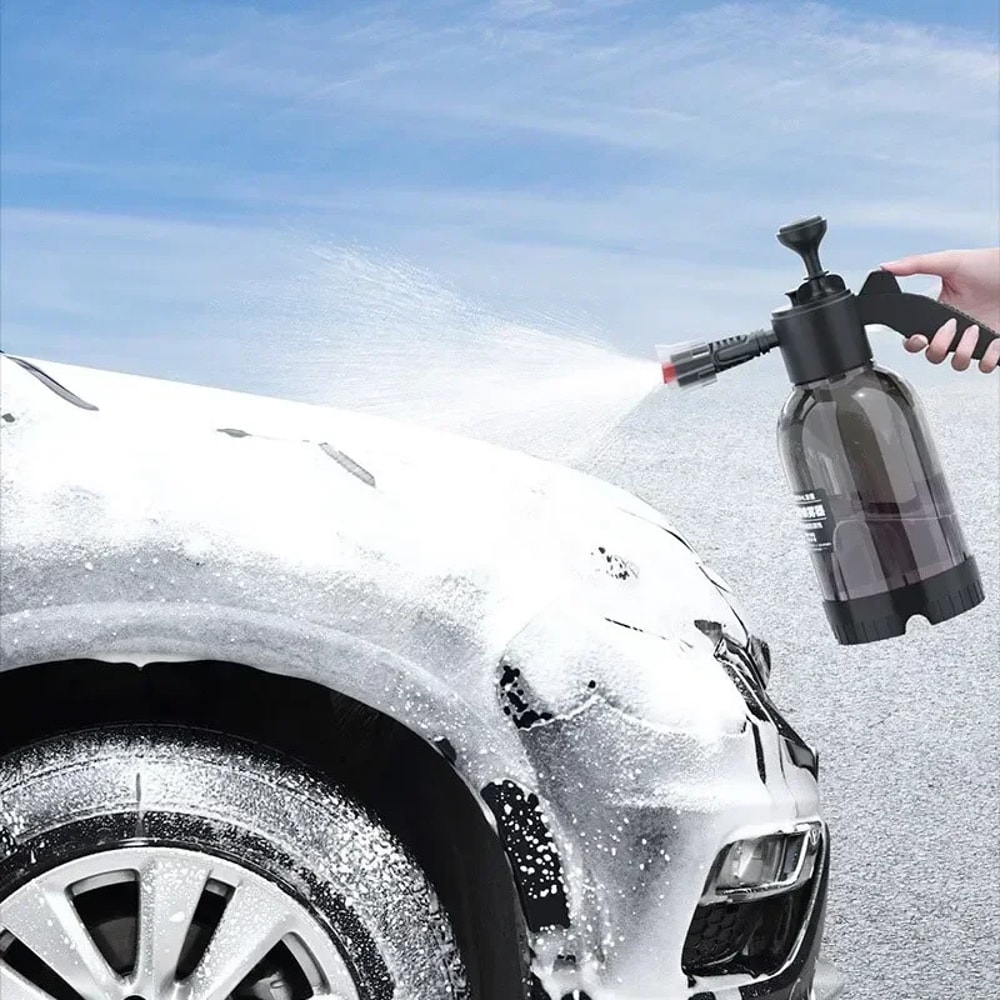 Hand Pump Foam Sprayer Snow Foam Gun Nozzle Pressure Relief Valve Car Wash Bottle Multipurpose Win 3