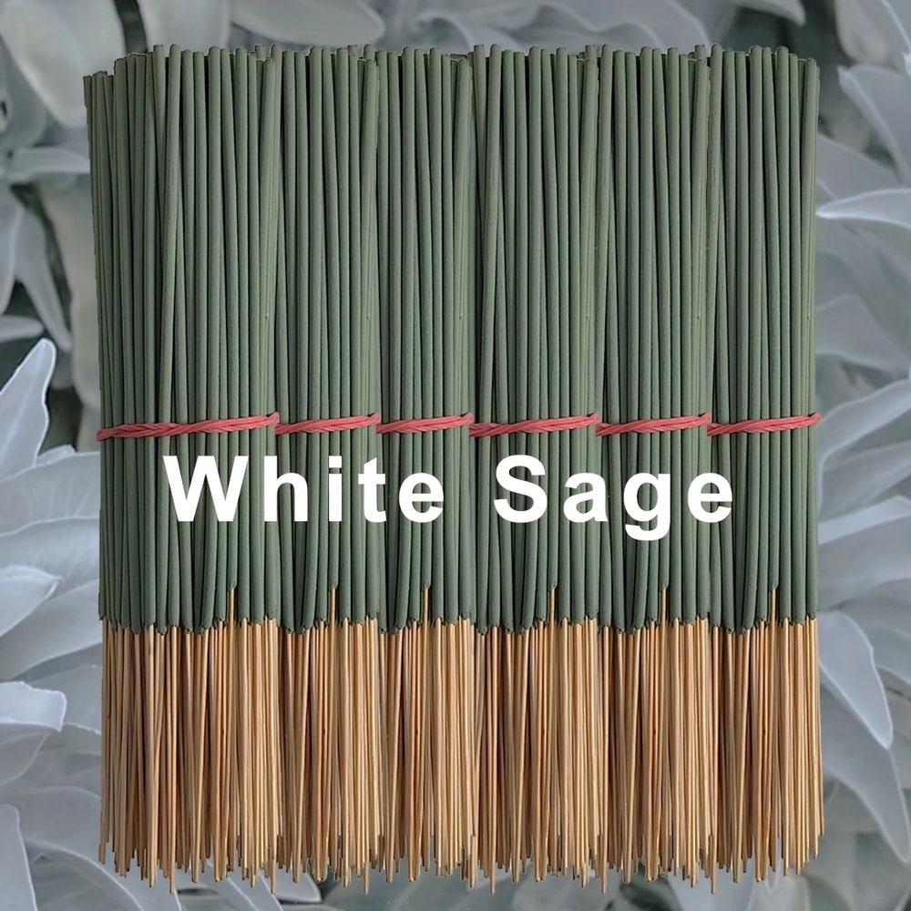 White Sage Aromatherapy Stick Spiritual Smudge For Yoga Meditation Soul Cleansing Removing Negativ 0