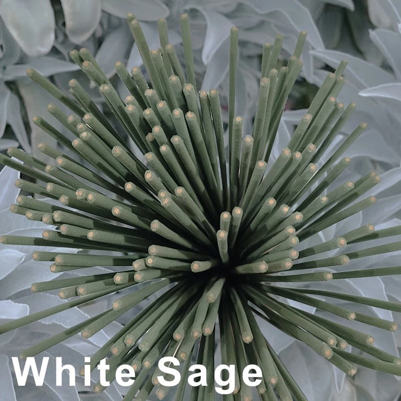 White Sage Aromatherapy Stick Spiritual Smudge For Yoga Meditation Soul Cleansing Removing Negativ 1